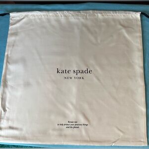 Kate Spade Cream Dust Bag